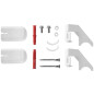 Комплект кронштейнов с дюбелями ROYAL THERMO Design 80 белые (RTD80W) - Фото 6