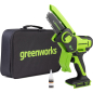 Пила цепная аккумуляторная GREENWORKS G24MCS10 24V (2008207)