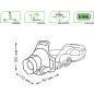 Фонарь налобный светодиодный 5 Вт GAUSS GF407 - Фото 10