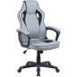 Кресло компьютерное SITUP Luna экокожа Grey / сетка Black (5702)