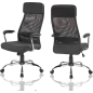 Кресло компьютерное SITUP Vaasa сетка Black / ткань Black (5690) - Фото 5