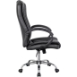 Кресло компьютерное SITUP Rapid chrome экокожа Black / Black (5870) - Фото 3