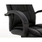 Кресло компьютерное SITUP Rapid chrome экокожа Black / Black (5870) - Фото 8