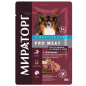 Влажный корм для собак МИРАТОРГ Pro Meat Digestive телятина пауч 85 г (1010024961)