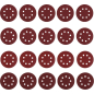 Набор шлифовальных кругов DEKO SD20-1 (P40, P80, P120, P240), 125мм, 20 шт (065-0892)