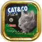 Влажный корм для кошек ADRAGNA кролик утка паштет ламистер 100 г (4101/01/CAT)