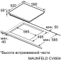 Панель варочная индукционная MAUNFELD CVI604EXWH (КА-00021612) - Фото 8