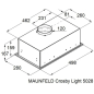 Вытяжка встраиваемая MAUNFELD Crosby Light 5028 белый (КА-00022178) - Фото 10