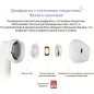 Наушники-гарнитура беспроводные TWS HONOR Earbuds X6 White - Фото 11