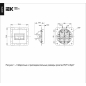 Розетка компьютерная и телефонная IEK Brite жемчуг (BR-KT20-O-1-K36) - Фото 9