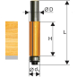 Фреза по дереву кромочная прямая 22.2х26 мм ЭНКОР (10526)