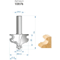 Фреза по дереву кромочная фигурная 44.5х28 мм ЭНКОР (10576) - Фото 4