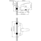 Смеситель для ванны AV ENGINEERING Shu (AVSHU3-A133-330) - Фото 2