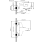 Смеситель для ванны AV ENGINEERING Jas (AVJAS3-A080-330) - Фото 2