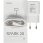 Смартфон TECNO Spark 20 8GB/256GB Cyber White - Фото 13