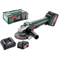 Шлифмашина угловая аккумуляторная METABO W 18 L 9-125 Quick (602249650)