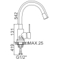 Смеситель для кухни белый LEDEME L74004-3 - Фото 2