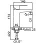 Смеситель для умывальника LEDEME L71002 - Фото 2