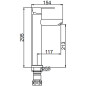 Смеситель для умывальника LEDEME L71103 - Фото 2