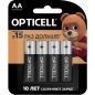 Батарейка AA OPTICELL Basic алкалиновая 4 штук