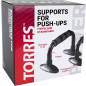 Упоры для отжиманий TORRES Push-Up Bars черный/красный (PL5015) - Фото 4