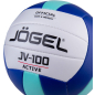 Волейбольный мяч JOGEL JV-100 №5 синий/мятный (4680459127747) - Фото 3
