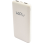 Power Bank MIRU 3001 10000 mAh белый