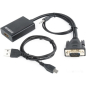 Адаптер GEMBIRD Cablexpert VGA+3.5 mini-jack to HDMI (A-VGA-HDMI-01) - Фото 3