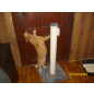 Когтеточка из джута CAT-HOUSE Столбик 35×35×60 см серый (4810801202307) - Фото 3