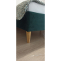 Кровать двуспальная SIGNAL Azurro Velvet зеленый/дуб 160х200 см (AZURROV160ZD) - Фото 3