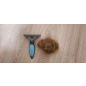 Фурминатор для животных BRADEX с кнопкой очищения 16x6 см голубой (TD 0738)