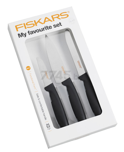 Набор ножей FISKARS Functional Form 3 штуки (1014199) - Фото 3