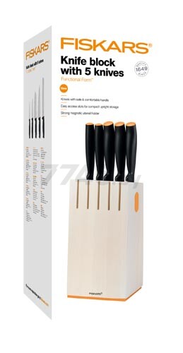 Набор ножей FISKARS Functional Form 5 штук (1014209) - Фото 6