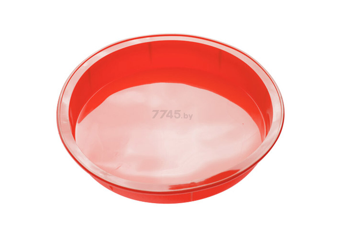 Форма для выпечки силиконовая круглая 24х4 см PERFECTO LINEA красная (20-002915)