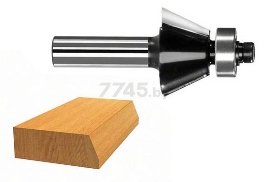 Фреза по дереву для снятия фаски 23,70х12х54 мм BOSCH Standard for Wood (2608628351) - Фото 2