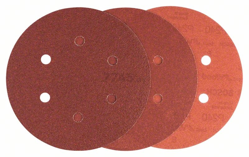Шлифлист круглый самосцепляющийся 150 мм BOSCH 6 штук (2608605102)
