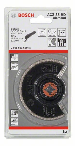 Диск пильный ACZ 85 RD сегментированный BOSCH Grout/Abrasive (2608661689) - Фото 2