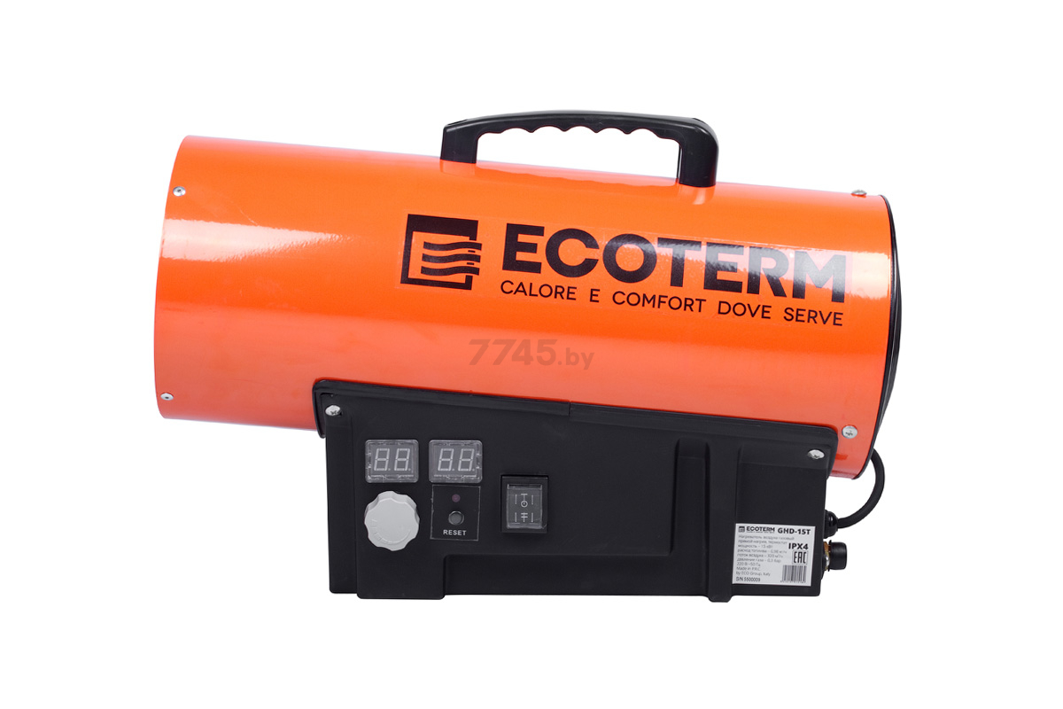 Пушка тепловая газовая ECOTERM GHD-15T - Фото 2