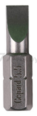 Бита для шуруповерта магнитная SL0,5x3 25 мм GEPARD 3 штуки (GP3506-25)