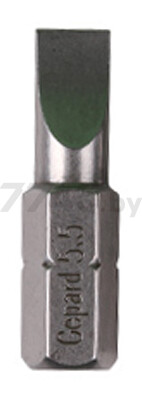 Бита для шуруповерта магнитная SL1x6,5 25 мм GEPARD 3 штуки (GP3509-25)