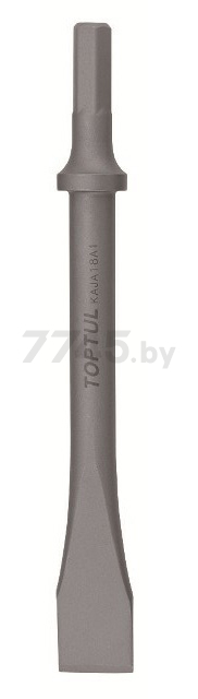 Зубило плоское шестигранник 10 мм 178 мм для пневмомолотка TOPTUL KAJA18A1