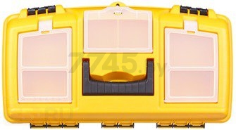 Ящик для инструмента пластмассовый УРАН 53х27,5х29 см (21") с двумя консолями и секциями (М2925) - Фото 5