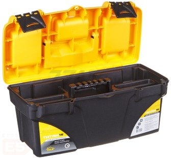 Ящик для инструмента пластмассовый ТИТАН 41х21,5х19,7 см (16") с секциями (М2935) - Фото 3