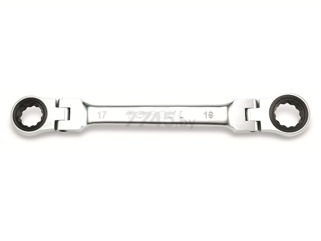 Ключ накидной 8х9 мм с поворотными трещотками TOPTUL (AOAE0809)