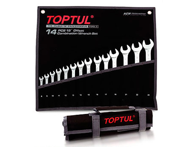 Набор ключей комбинированных 7-32 мм 16 предметов TOPTUL (GPAB1602)
