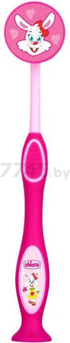 Зубная щетка детская CHICCO розовый (320617016) - Фото 2