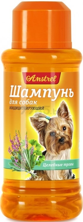 Шампунь для собак AMSTREL Кондиционирующий с целебными травами 120 мл (001407)