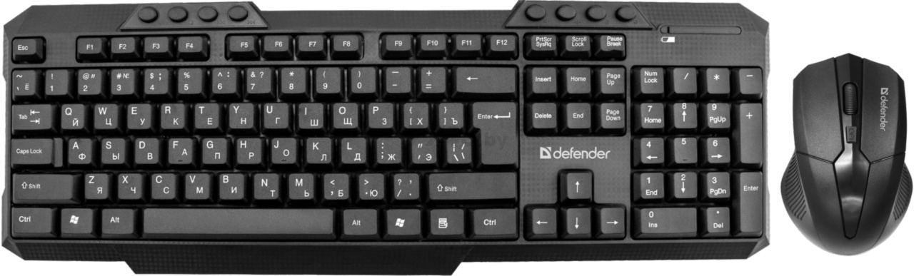 Комплект беспроводной клавиатура и мышь DEFENDER Jakarta C-805 RU