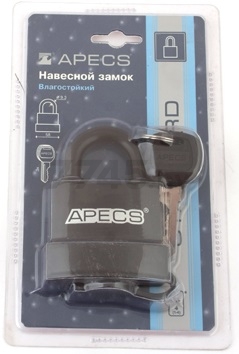 Замок навесной APECS PDR-50-55 (00016257) - Фото 2