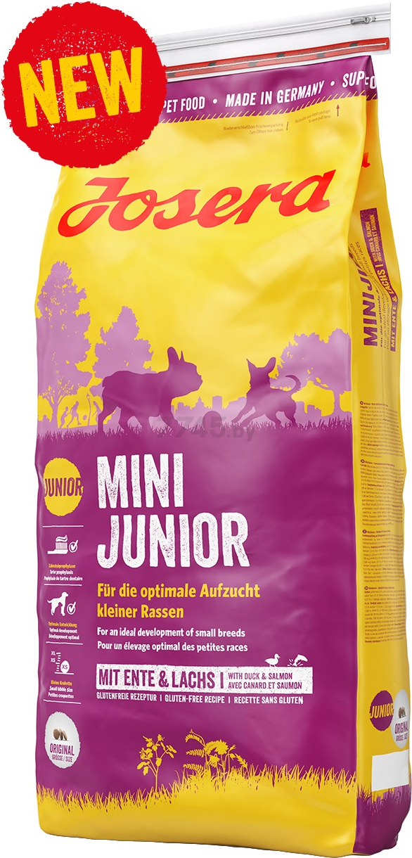 Сухой корм для собак JOSERA MiniJunior 0,9 кг (0901) (4032254745150)